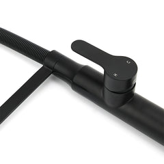 Matt Black Kitchen Sink Basin Mixer 360º Swivel Faucet Tap Pull Out Spout WELS