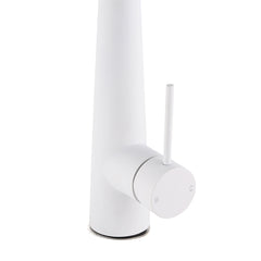 Matte White 2 Modes Spray Kitchen Mixer Pull Out Sink Tap Laundry Swivel Faucet