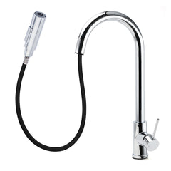 WELS Chrome 2 Modes Spray Pull Out Kitchen Swivel Faucet Sink Tap Laundry Mixer
