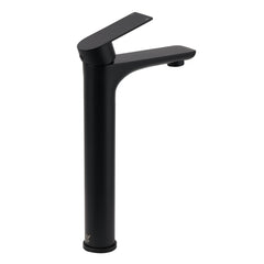 WELS 7.5L/m Rounded Body Basin Mixer Kitchen Vanity Faucet Tap Spout Matte Black