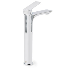 WELS Bathroom Chrome Round Tall Basin Mixer Vanity Faucet Laundry Counter Tap