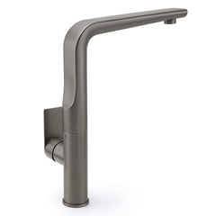 Luxury Gun Metal Round Kitchen Mixer Sink Tap Swivel Laundry Faucet Spout WELS