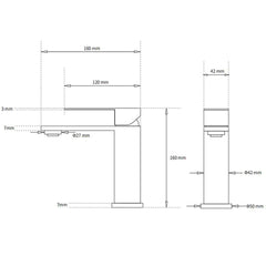 Matt Black Round Bathroom Basin Mixer Vanity Sink Faucet Spout Laundry Tap WELS