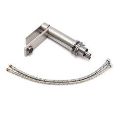 WELS Brushed Nickel Laundry Standard Basin Mixer Vanity Sink Faucet Spout Tap