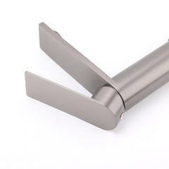 Gun Metal Grey Bathroom Basin Mixer Vanity Sink Square Faucet Spout Laundry Tap