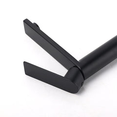 WELS Matt Black Square Short Basin Mixer Vanity Sink Faucet Laundry Spout Tap