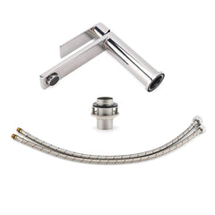 WELS Chrome Short Basin Mixer Vanity Sink Faucet Kitchen Laundry Spout Tap Set