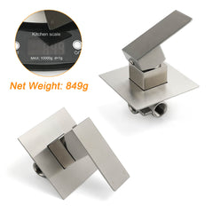 Nickel Brushed Square Lead Free Shower Hot Cold Mixer Ceramic Cartridge Spindle