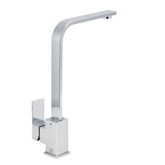 WELS Chrome Square Gooseneck Spout Swivel Laundry Sink Kitchen Mixer Faucet Tap