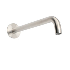 Brushed Nickel 300mm Extra Long Wall Mounted Extention Bathtub Filler Spout Set