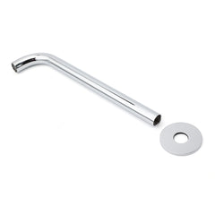 300mm Extra Long Wall Mounted Chrome Round Extention Bathtub Filler Spout Outlet
