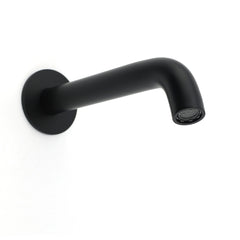Matt Black Round Basin Faucet Bubble Water Outlet Stainless Steel Bath Tub Spout