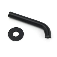 Matt Black Round Basin Faucet Bubble Water Outlet Stainless Steel Bath Tub Spout