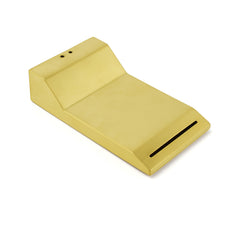 Brushed Gold Square Cubic Shower Bathtub Waterfall Spout Filler Outlet 1/2" End