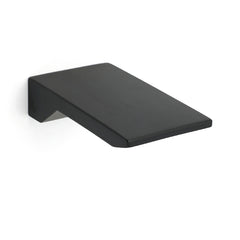 Bathroom Matt Black Square Bathtub Waterfall Filler Outlet 1/2" End Wall Spout