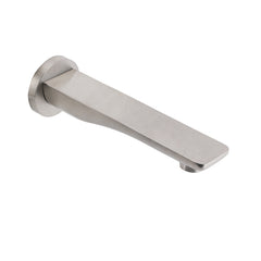 Brushed Nickel Round Bathtub Bubble Outlet Wall Mounted Spout Stainless Steel