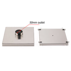 Bathroom 200x200mm Big Square Tile Insert Floor Drain Shower Grate 50mm Waste
