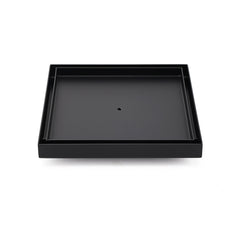 Watermark Matt Black Large 200mm Tile Insert Floor Drain Shower Grate 80mm Waste