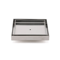 Square 150x150mm Tile Insert Floor Drain 80mm Waste Stainless Steel Shower Grate