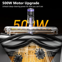 Cordless Vacuum Cleaner, 55Kpa/55mins Self-Standing Powerful Stick Lightweight Vacuum Cleaner for Home Pet Hair/Hard Floor/Carpet。