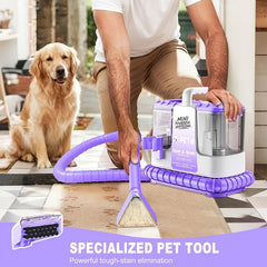 32Kpa Portable Carpet & Upholestery Cleaner Machine for Pets, Spot, Stain, Couch Cleaner Machine with Powerful Suction and and Self Cleaning, Car/Auto Detailer, Lightweight Compact Design。