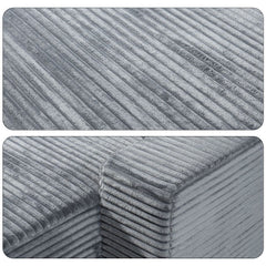 Modern Minimalist Modular Sofa - Dark grey