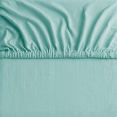 Hotel Quality Fitted sheets - 2 Piece Fitted sheets -Breathable Bedding - Wrinkle, Fade, Stain Resistant- 26inch/40cm Deep Pocket Fitted Bed Sheet-Wrinkle and Fade Resistant,(Ice blue,Super King)