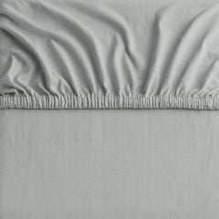 Hotel Quality Fitted sheets - 2 Piece Fitted sheets -Breathable Bedding - Wrinkle, Fade, Stain Resistant- 26inch/40cm Deep Pocket Fitted Bed Sheet-Wrinkle and Fade Resistant,(Silver-gray,Super King)