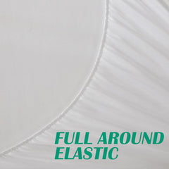 Bamboo Mattress Protector,Breathable Waterproof Mattress Cover,3D Air Fabric Cooling Bed Pad Cover, Deep Pocket 40cm(King,Green)