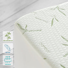 Waterproof Mattress Protector,Breathable Mattress Cover,3D Air Fabric Cooling Bed Pad Cover, Deep Pocket 40cm(Queen,Green)