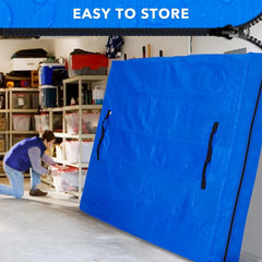 Mattress Bag Mattresses Protector Plastic Moving Storage Dust Cover Carry Bed Waterproof Zipper Packing Reusable Disposal, Extra Thick Heavy Duty, with Handles(Queen)