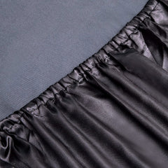Art Silk Satin Sheet Set Hotel 3 Pieces Fitted/Flat Sheet Bedding Set-Luxury Soft Silky Sheets for Hair and Skin, Similar to Silk Bed Sheets Set 3 Pieces(King Single,Black)