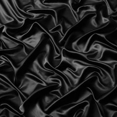 Satin Fitted Sheet Set Hotel 3 Pieces Fitted Sheet with Pillowcase, Art Silk Bedding Set-Luxury Soft Silky Sheets for Hair and Skin, Similar to Silk Fitted Sheets Set 3 Pieces(Super King,Black)