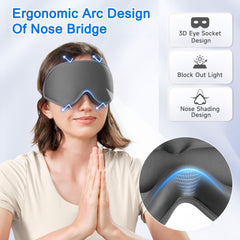 3 Pack Travel Essentials – Travel Pillow, Inflatable Foot Rest & Sleep Mask with Storage Bag, Airplane Travel Accessories Kit for Kids & Adults