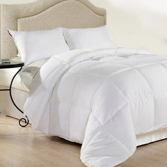 Royal Comfort 500GSM Plush Duck Feather Down Quilt Ultra Warm Soft - All Seasons - King Single - White