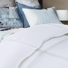 Royal Comfort 800GSM Silk Blend Quilt Duvet Ultra Warm Winter Weight - Single - White