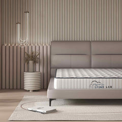 Spine-Lab Mattress 5 Zone 21cm Medium Firm Foam Bonnell Spring - King Single - White
