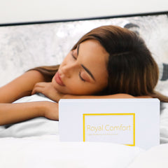 Royal Comfort Mulberry Soft Silk Hypoallergenic Pillowcase Twin Pack 51 x 76cm - Silver