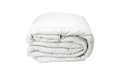 Royal Comfort 350GSM Luxury Soft Bamboo All-Seasons Quilt Duvet - Double - White