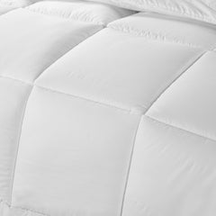 Royal Comfort 800GSM Quilt Down Alternative Duvet Cotton Cover Hotel Grade - Single - White