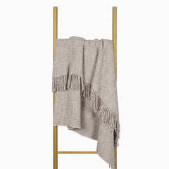 Cambridge Throw - 100% NZ Wool - Silver