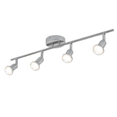 Modern 4 Light Track Lighting Kit LED (Chrome)