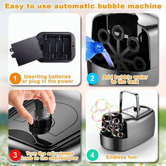 Bubble Machine Kids, Automatic Maker Toy