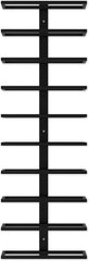 Metal Wall Mount Wine Rack for Wine Bottles, Liquor, Champagne (Holds 10 Bottles)