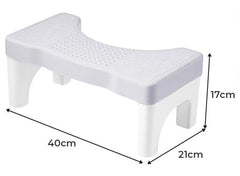 CARLA HOME Toilet Poop Stool Squat Adult for Easy Pooping for Bathroom Adults and Kids