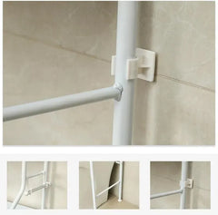 CARLA HOME 3-Tier Over Washing Machine Storage Rack for Laundry Room Space Saving, Towels, Detergent & Bathroom Essentials