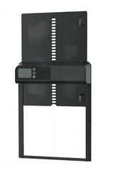 CARLA HOME Automatic Chicken Coop Door with Timer & LCD Screen, Anti-Pinch Safety, Easy Battery Operation & Weatherproof for Outdoor Coops