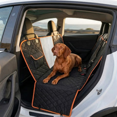 CARLA HOME Waterproof Dog Car Seat Cover Hammock - Black - Nylon - Dog Set Cover