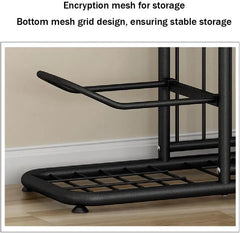 CARLA HOME Ball Storage Rack - 3-Tier Sports Organiser