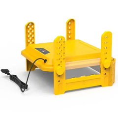 CARLA HOME Upgraded Chick Brooder Heating Plate - Adjustable Height - Yellow - Chicken Heater